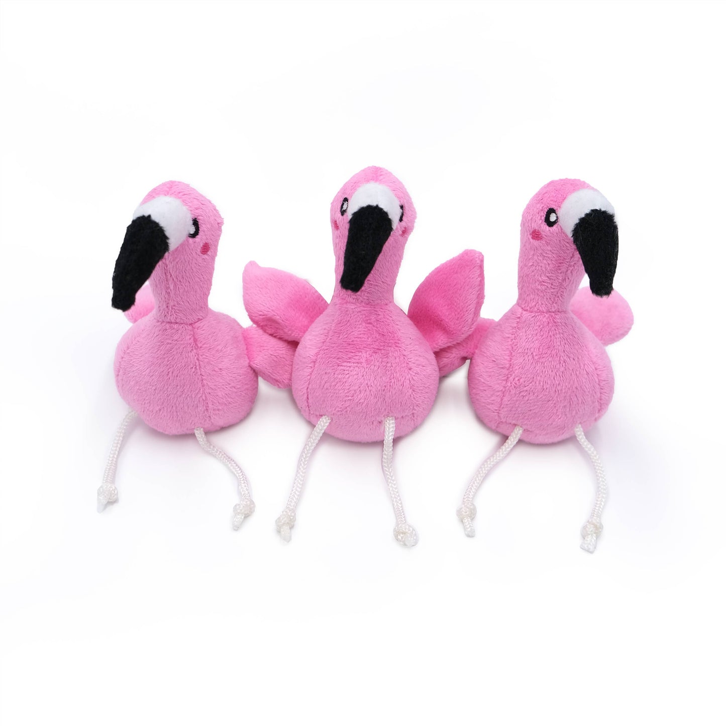 Zippy Burrow® - Flamingos in Monstera - Dog Toy