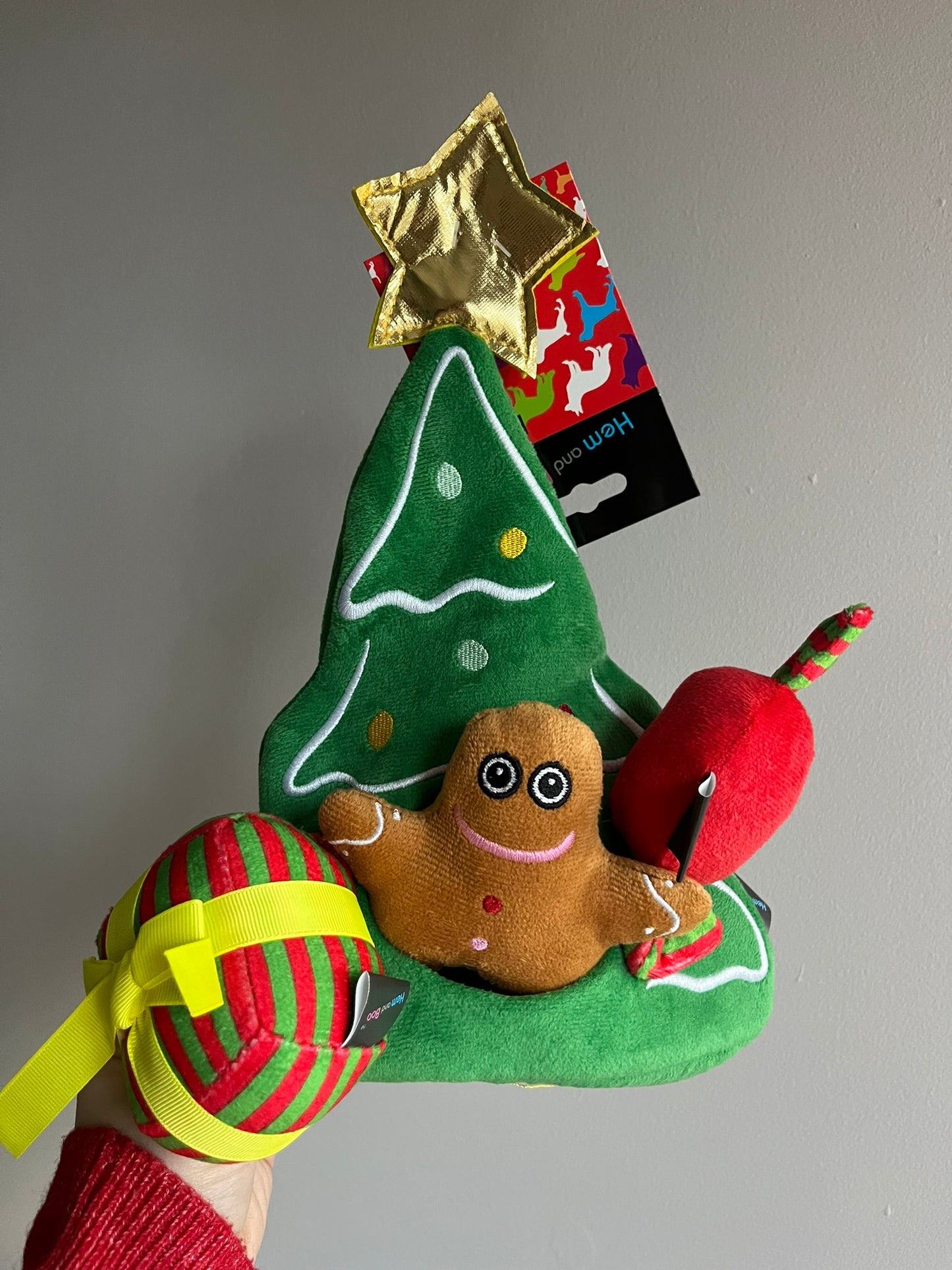 Christmas tree with mini toys