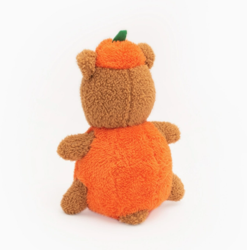 Zippy Paws - Pumpkin Bear | Halloween Toy