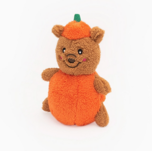 Zippy Paws - Pumpkin Bear | Halloween Toy